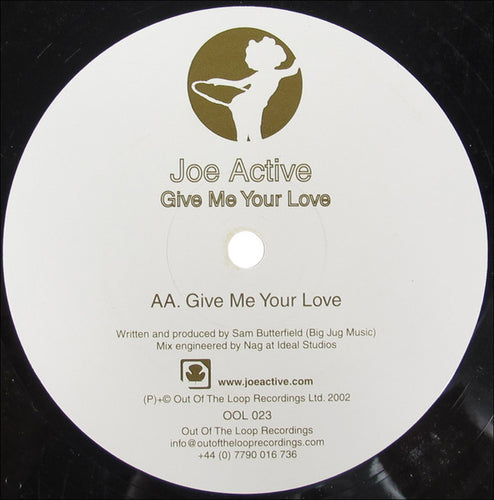Joe Active : The Drummer / Give Me Your Love (12