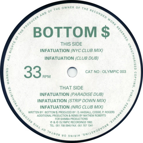 Bottom $* : Infatuation (12