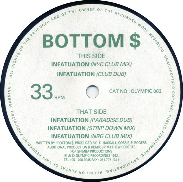 Bottom $* : Infatuation (12