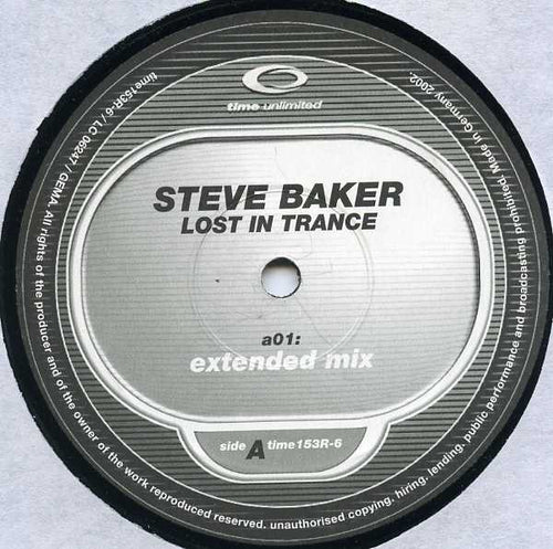 Steve Baker : Lost In Trance (12