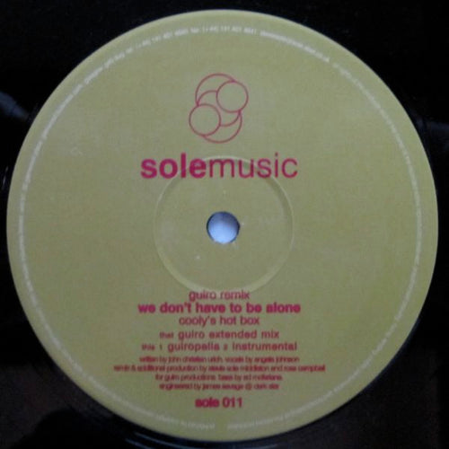 Cooly's Hot Box : We Don't Have To Be Alone (12