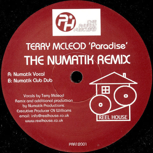 Terry McLeod : Paradise The Numatik Remix (12