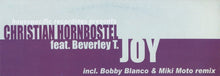 Load image into Gallery viewer, Christian Hornbostel Feat. Beverley T. Joy* : Joy (12&quot;)
