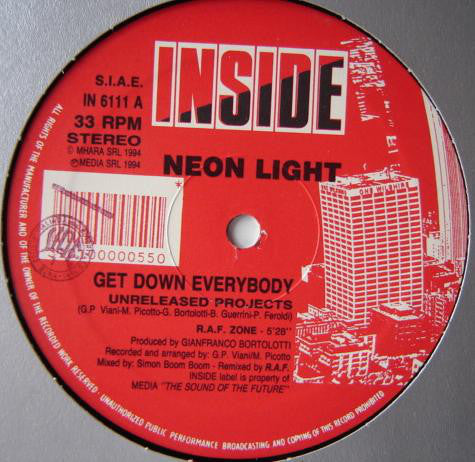 Neon Light : Get Down Everybody (Unreleased Projects) (12