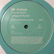 Load image into Gallery viewer, Mr Joshua* Presents Espiritu : In Praise Of The Sun (2x12&quot;, Promo)
