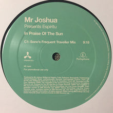 Load image into Gallery viewer, Mr Joshua* Presents Espiritu : In Praise Of The Sun (2x12&quot;, Promo)
