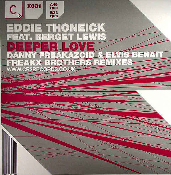 Eddie Thoneick Feat. Berget Lewis : Deeper Love (12