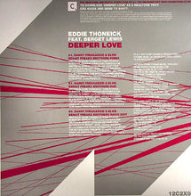 Load image into Gallery viewer, Eddie Thoneick Feat. Berget Lewis : Deeper Love (12&quot;)
