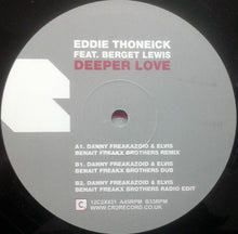 Load image into Gallery viewer, Eddie Thoneick Feat. Berget Lewis : Deeper Love (12&quot;)
