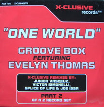 Load image into Gallery viewer, Groove Box (2) Featuring Evelyn Thomas : One World (12&quot;, 2/2)

