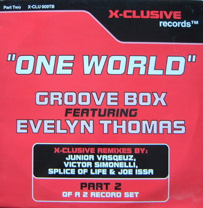 Groove Box (2) Featuring Evelyn Thomas : One World (12