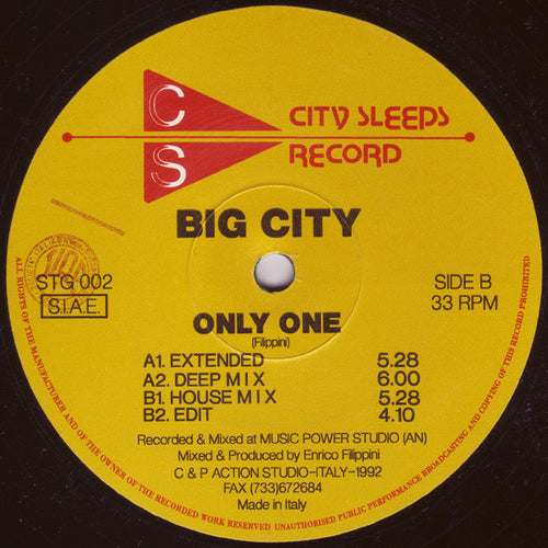 Big City (2) : Only One (12
