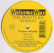 Load image into Gallery viewer, Vernessa Mitchell : This Joy (The Bootleg Remixes) (12&quot;)
