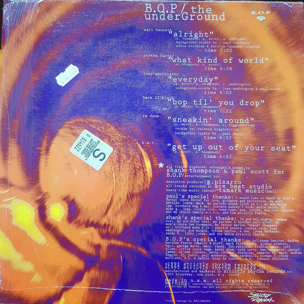 Buy B.O.P. : The Underground E.P. (12