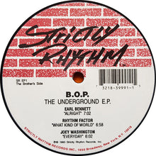 Load image into Gallery viewer, B.O.P. : The Underground E.P. (12&quot;, EP)
