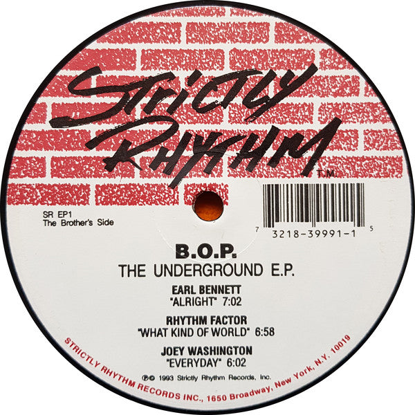 Buy B.O.P. : The Underground E.P. (12