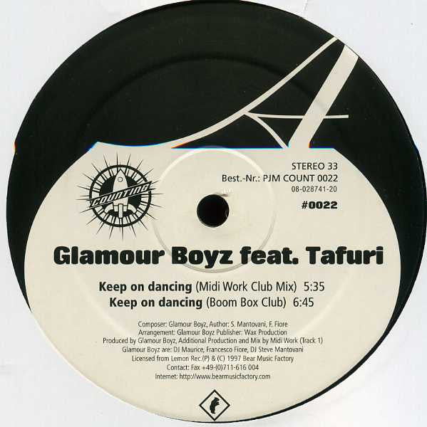 Glamour Boyz Feat. Tafuri : Keep On Dancing (12