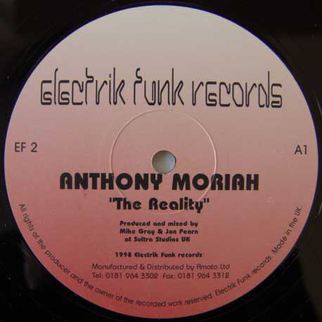 Anthony Moriah : The Reality (12