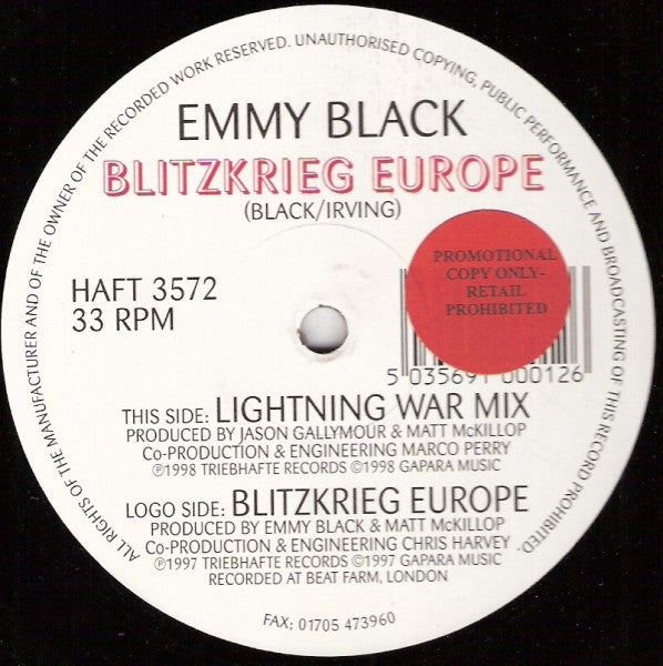 Emmy Black : Blitzkrieg Europe (12