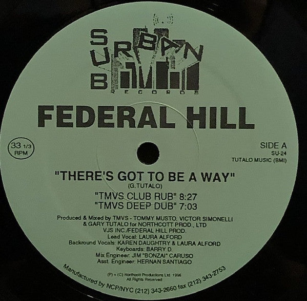 Federal Hill : There's Got To Be A Way (12