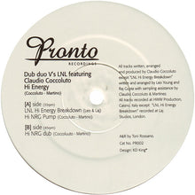 Load image into Gallery viewer, The Dub Duo V&#39;s LNL featuring Claudio Coccoluto : Hi Energy (12&quot;)
