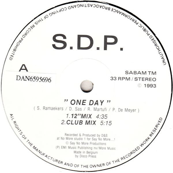 S.D.P.* : One Day (12